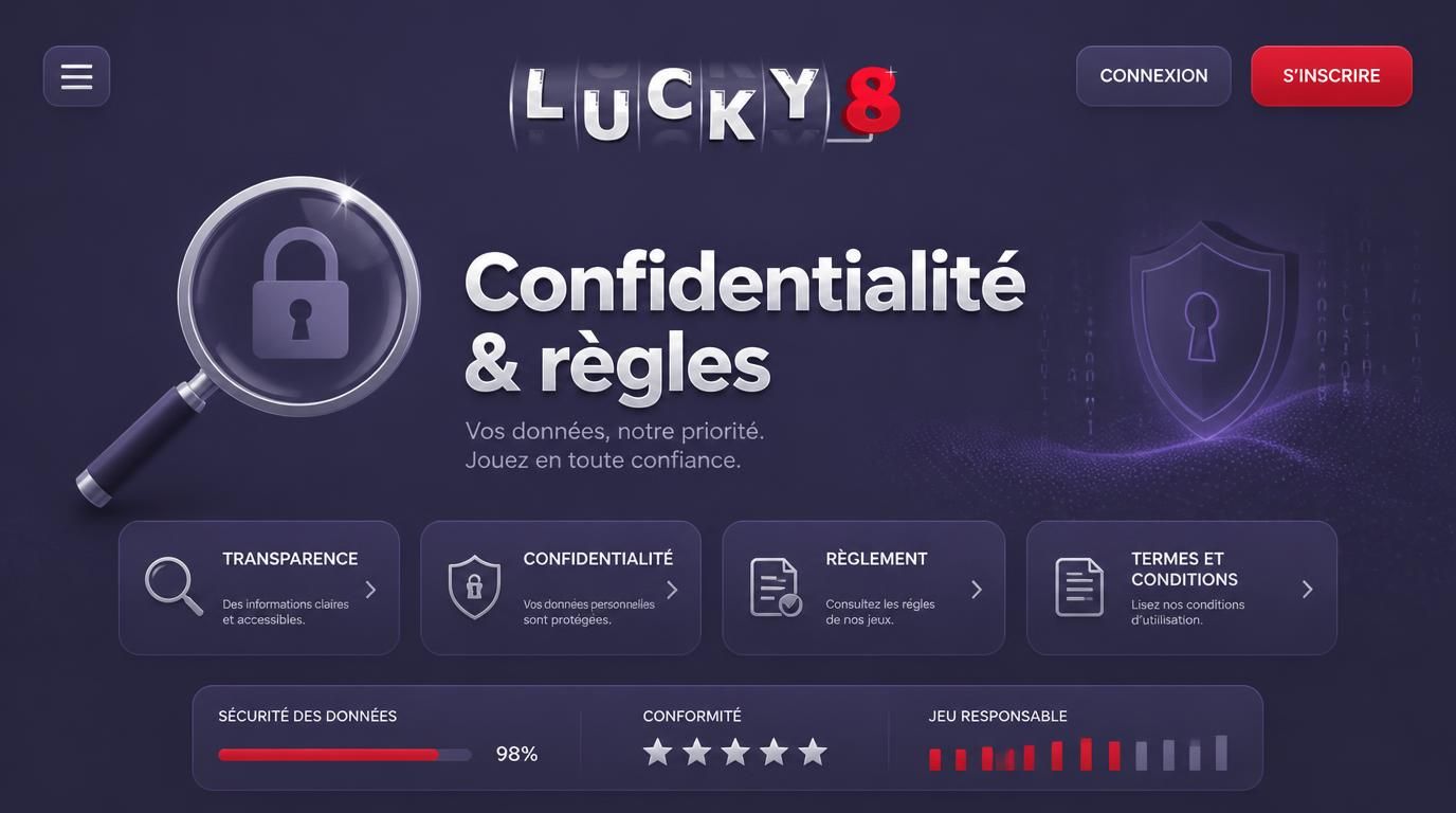Loupe sur des conditions générales, confidentialité