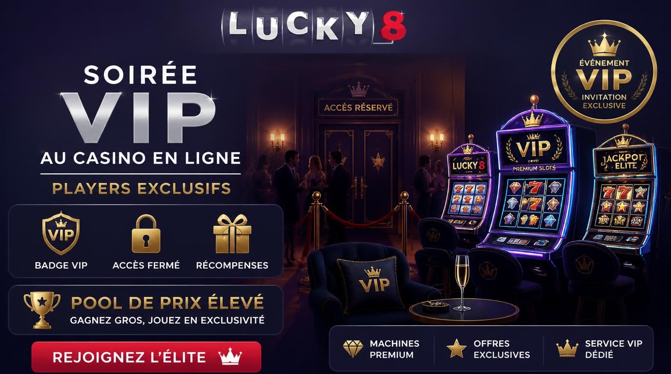 Tournoi VIP exclusif destiné aux joueurs sélectionnés